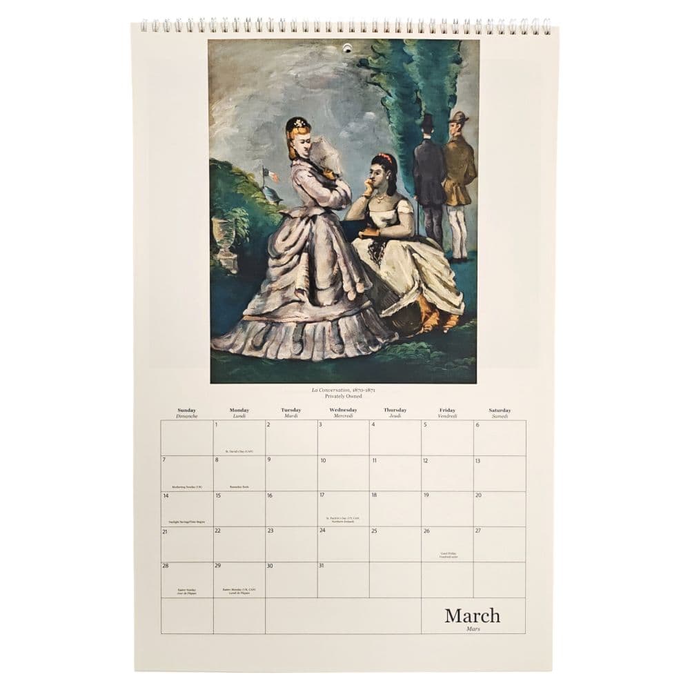 Cezanne 2027 Poster Wall Calendar Fourth Alternate Image