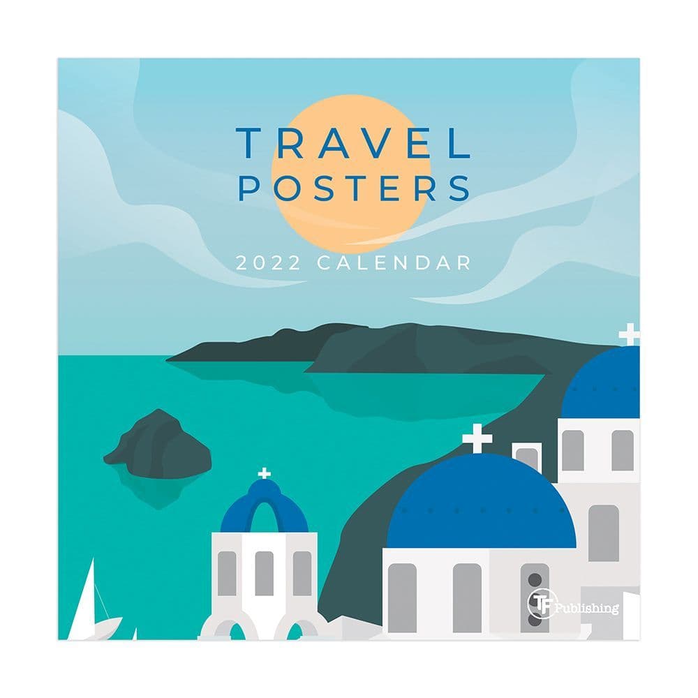 Travel Posters 2022 Mini Wall Calendar