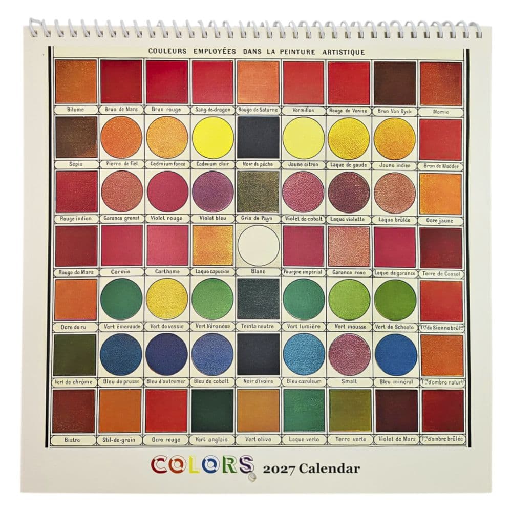 Colors Square 2027 Wall Calendar Main Product Image
