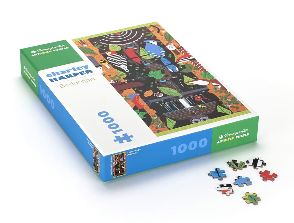 Charley Harper Birducopia 1000 pc Puzzle Alternate Image 2