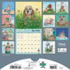 image Dogs Pattersons 2024 Wall Calendar back