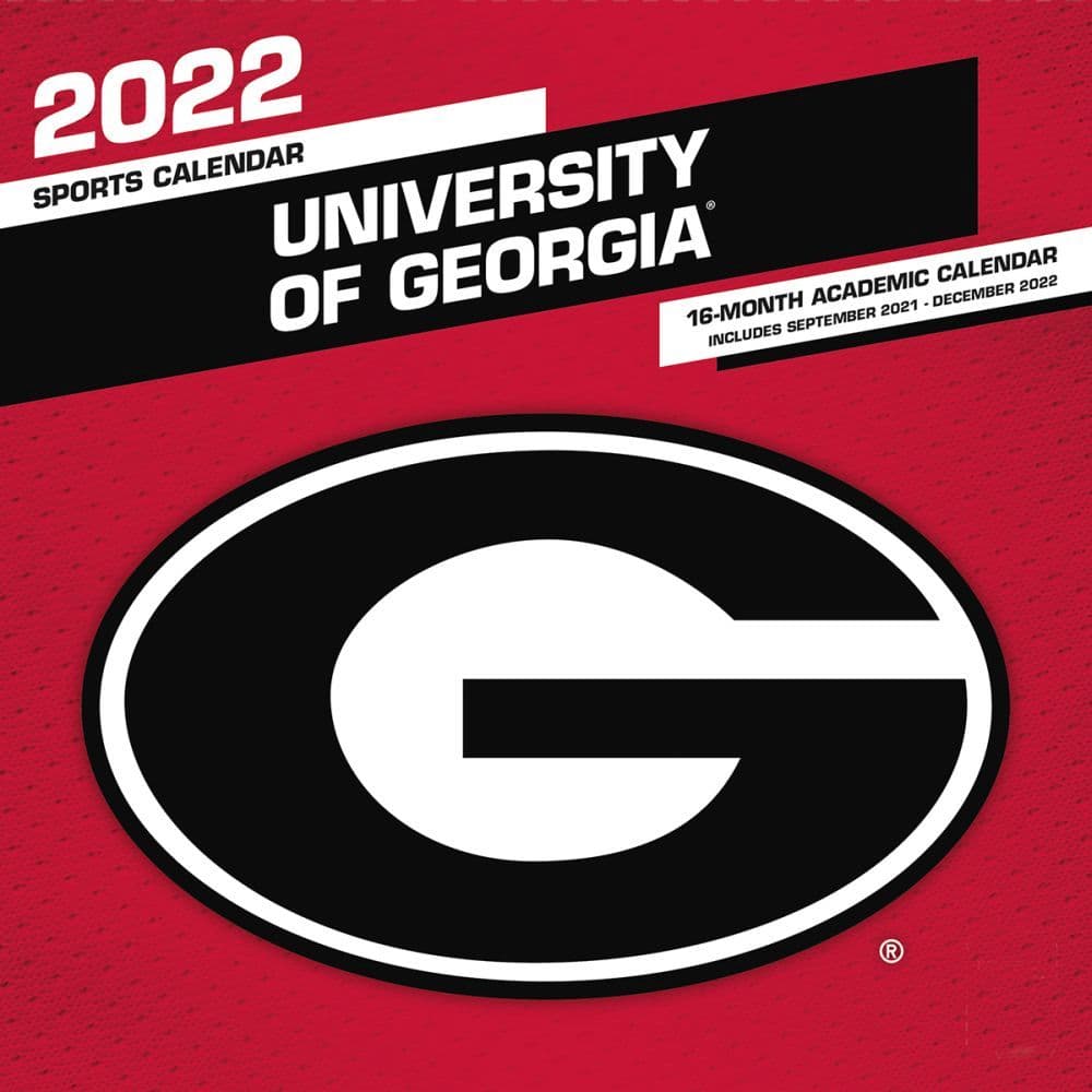 COL Georgia Bulldogs 2022 Mini Wall Calendar