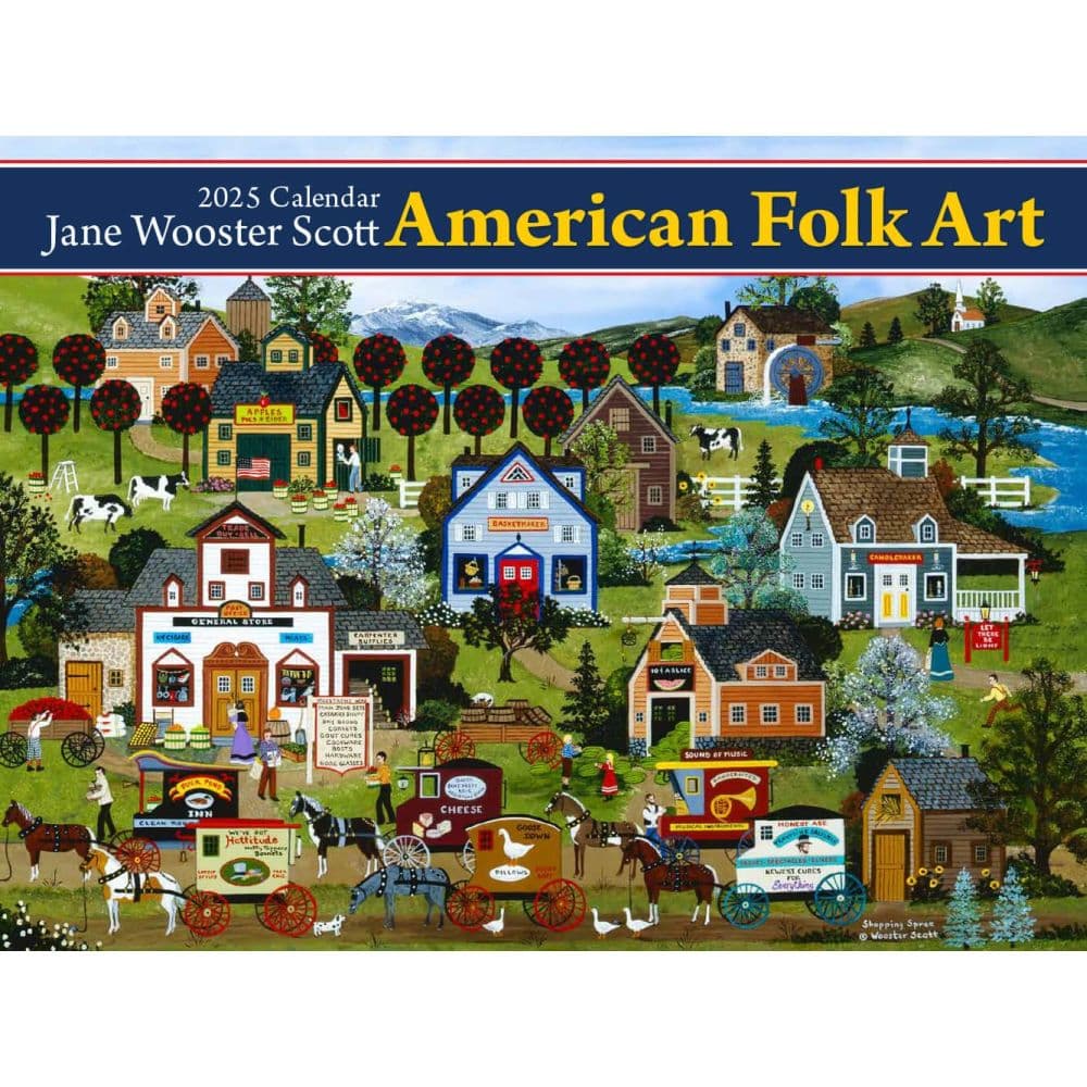 Folk Art Calendar 2025 