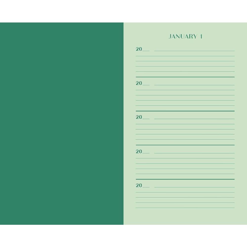 Malachite Green One Line a Day Memory Book First Alternate Image