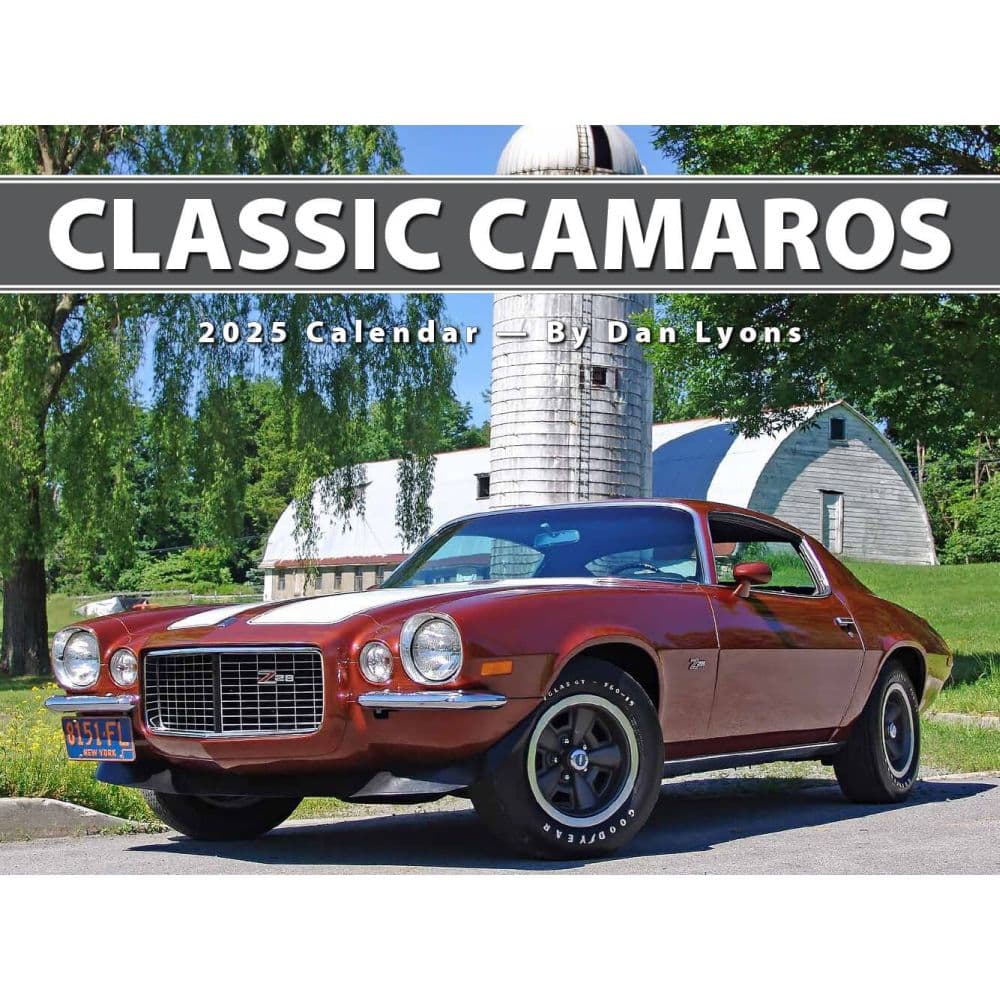 Classic Camaros 2025 Wall Calendar