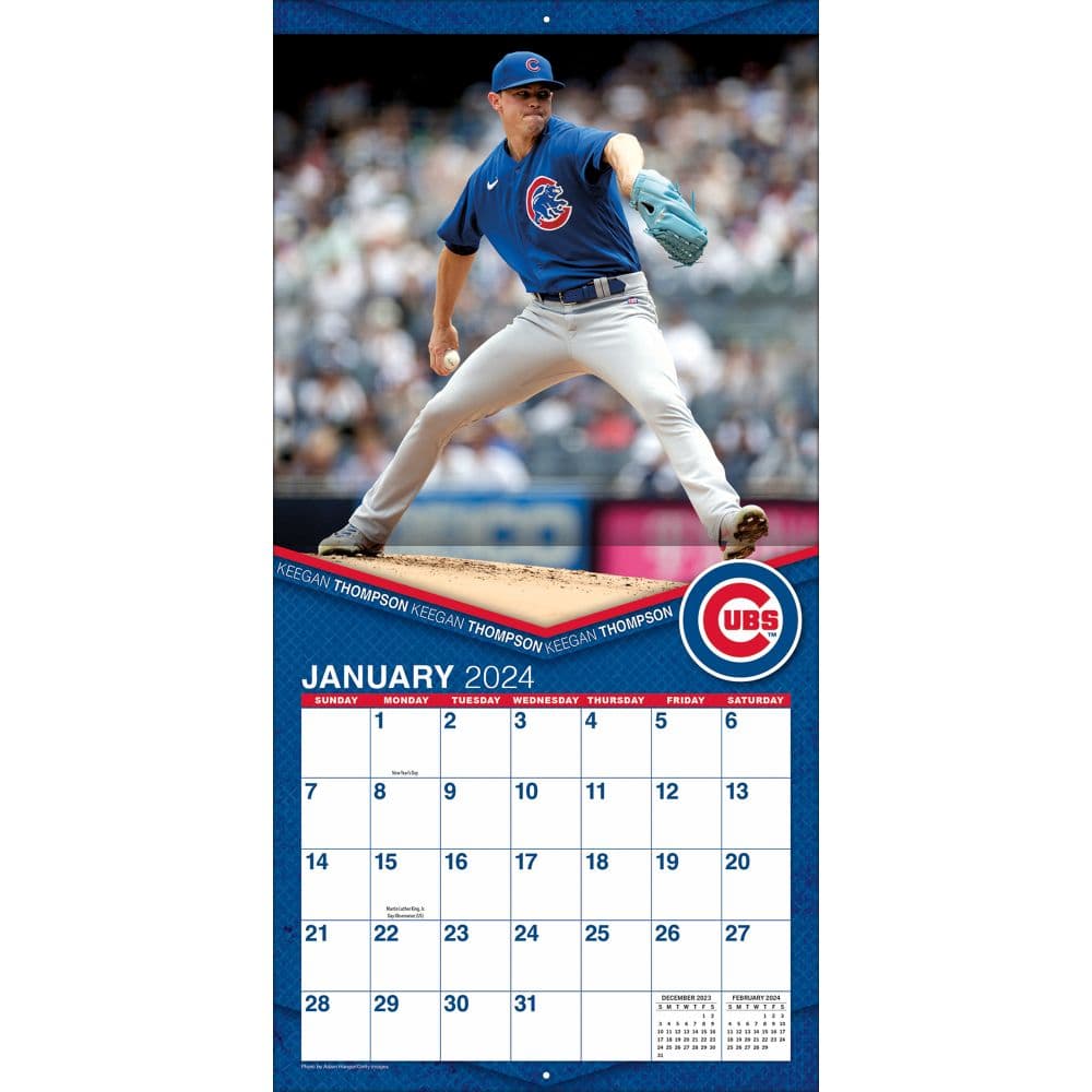 Chicago Cubs 2024 Mini Wall Calendar