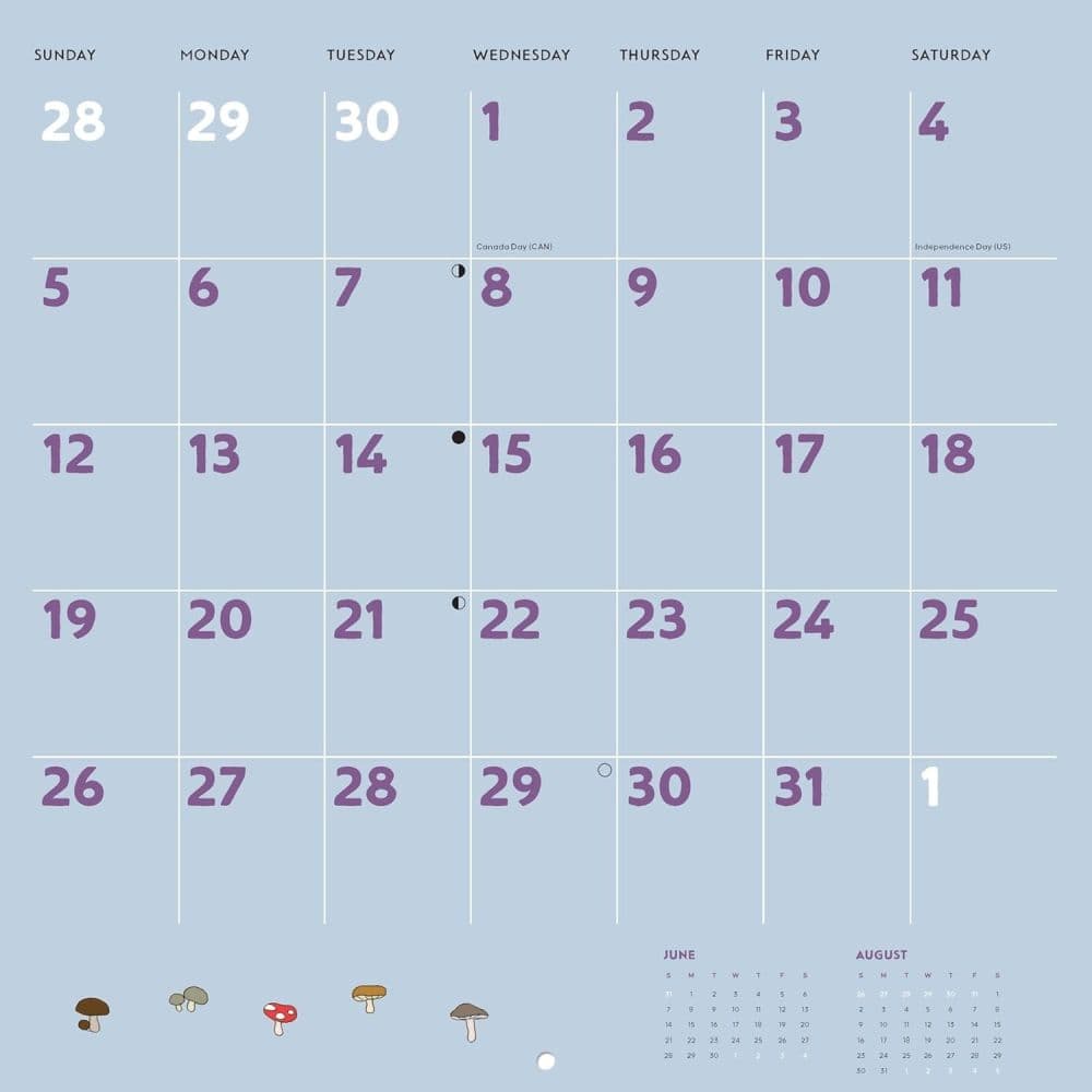 My Neighbor Totoro 2026 Wall Calendar Seventh Alternate Image