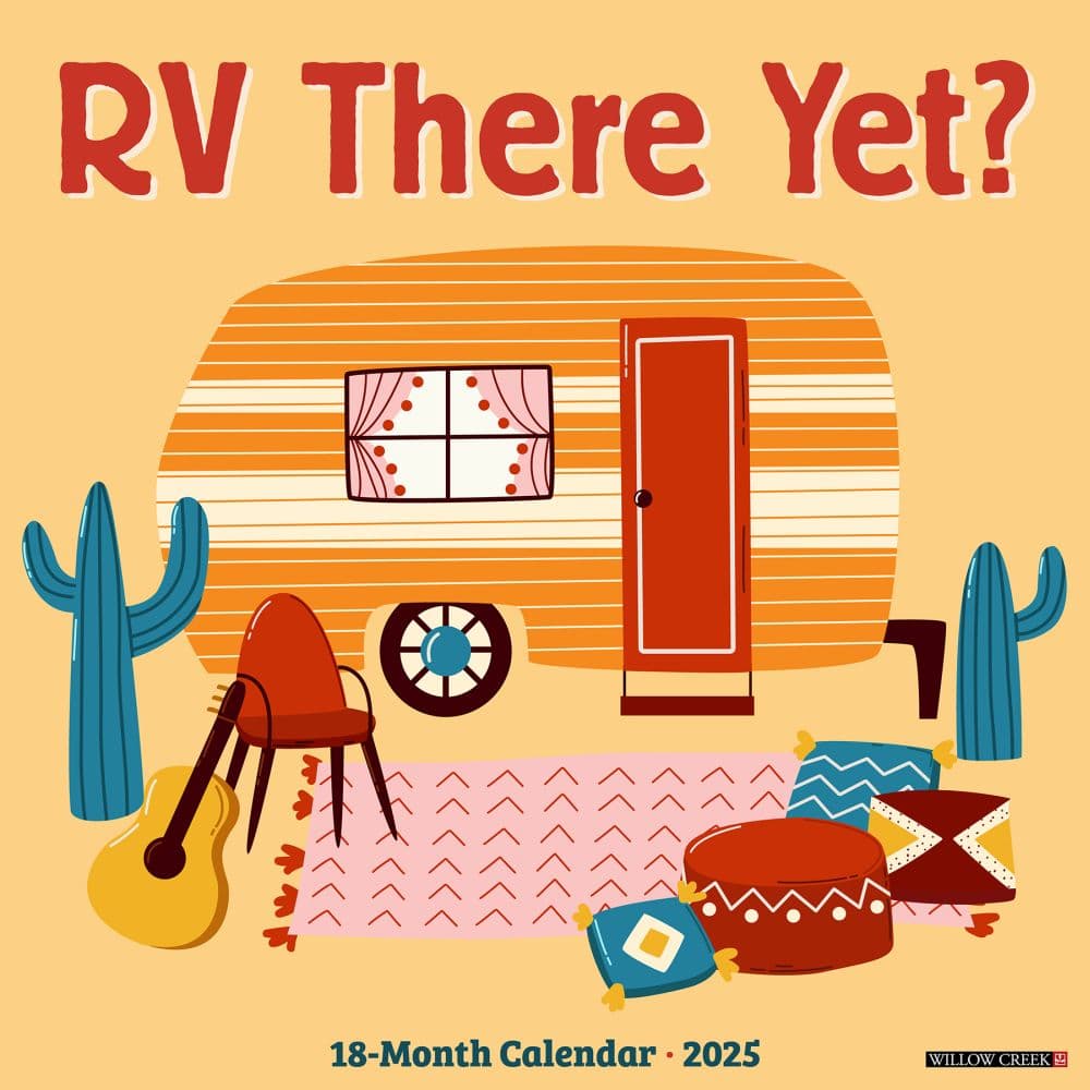 RV There Yet 2025 Wall Calendar Main Image