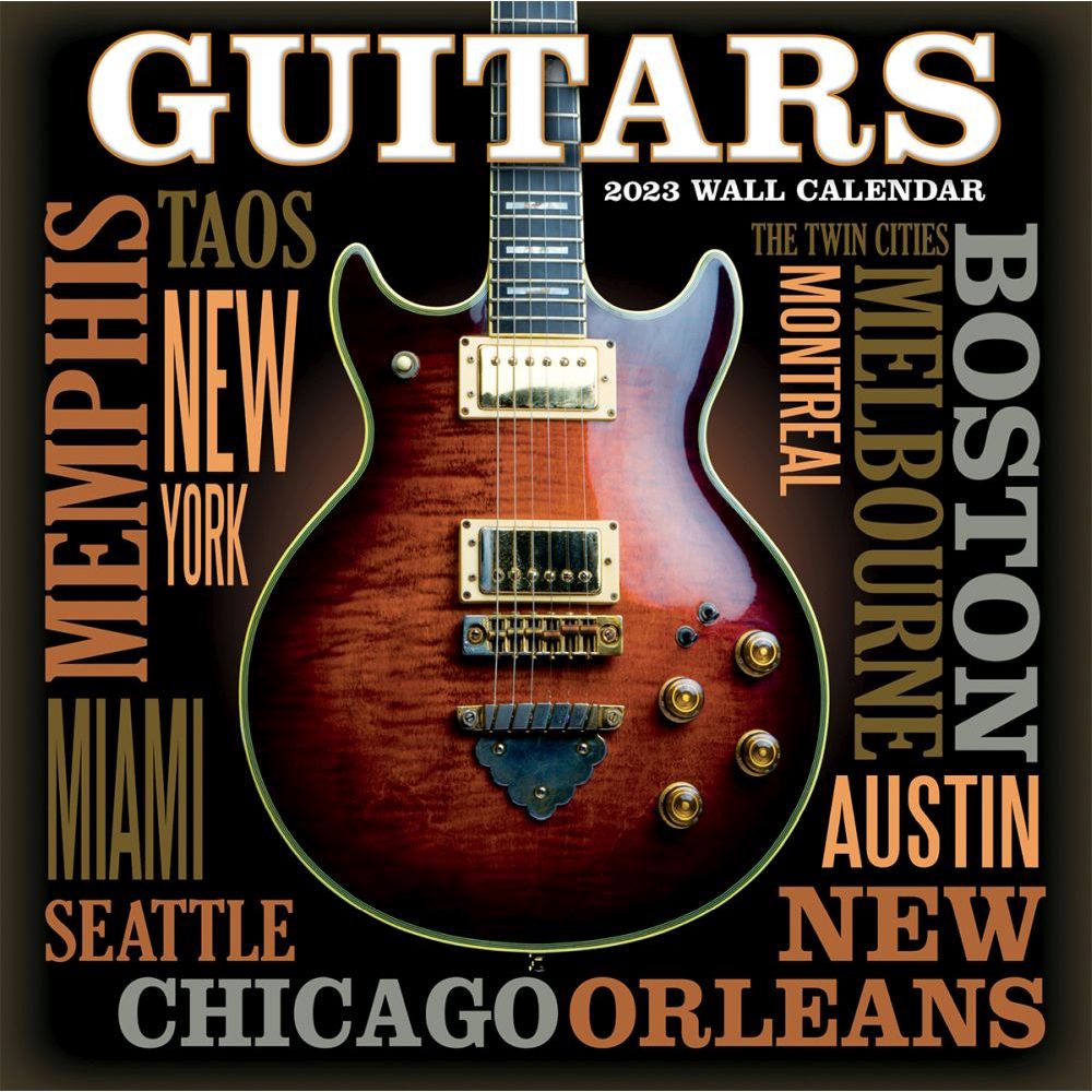 Guitars 2023 Wall Calendar