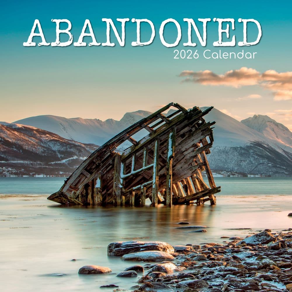 Abandoned 2026 Wall Calendar  Main Image