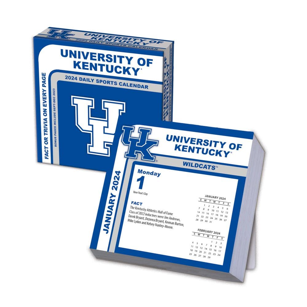Kentucky Wildcats 2024 Desk Calendar Main Product Image width=&quot;1000&quot; height=&quot;1000&quot;