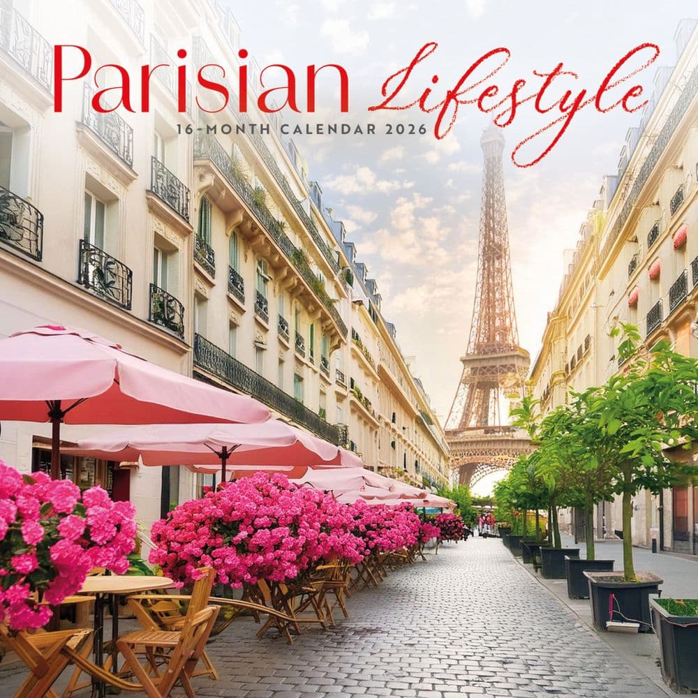 Parisian Lifestyle 2026 Mini Wall Calendar Main Image