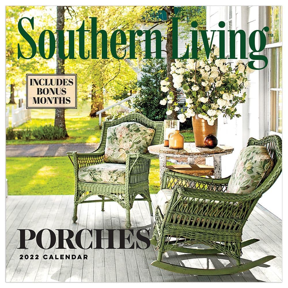 Southern Living Porches 2022 Wall Calendar