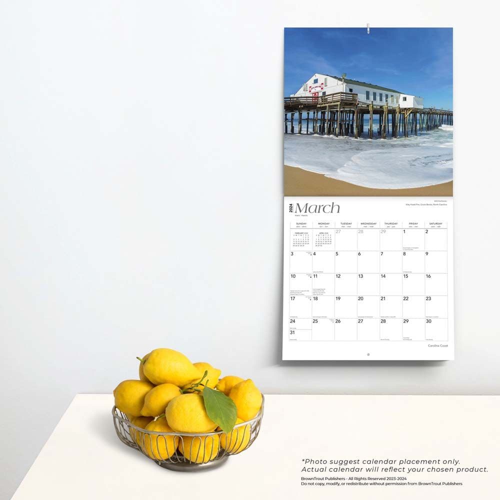 Carolina Coast 2024 Wall Calendar