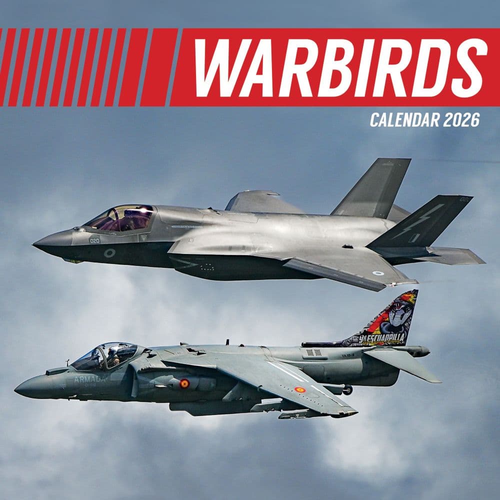 Warbirds 2026 Wall Calendar Main Image