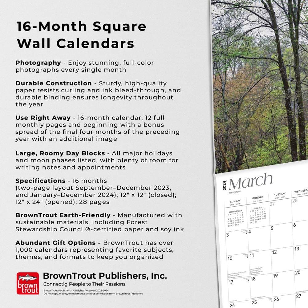 New Jersey Wild and Scenic 2024 Wall Calendar Fourth Alternate Image width=&quot;1000&quot; height=&quot;1000&quot;