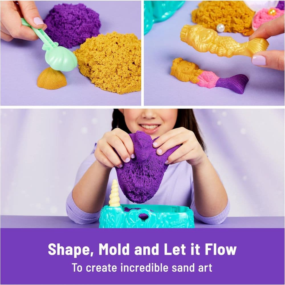 Kinetic Sand Mermaid Crystal Playset Second Alternate Image