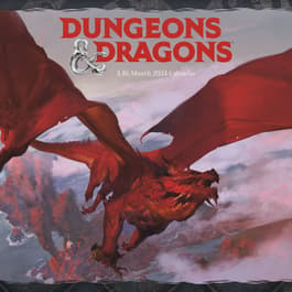 Dungeons and Dragons Classic 2024 Wall Calendar