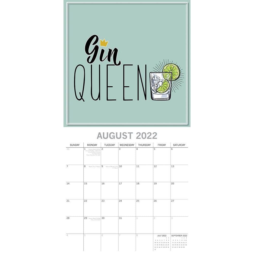 Gin 2022 Wall Calendar