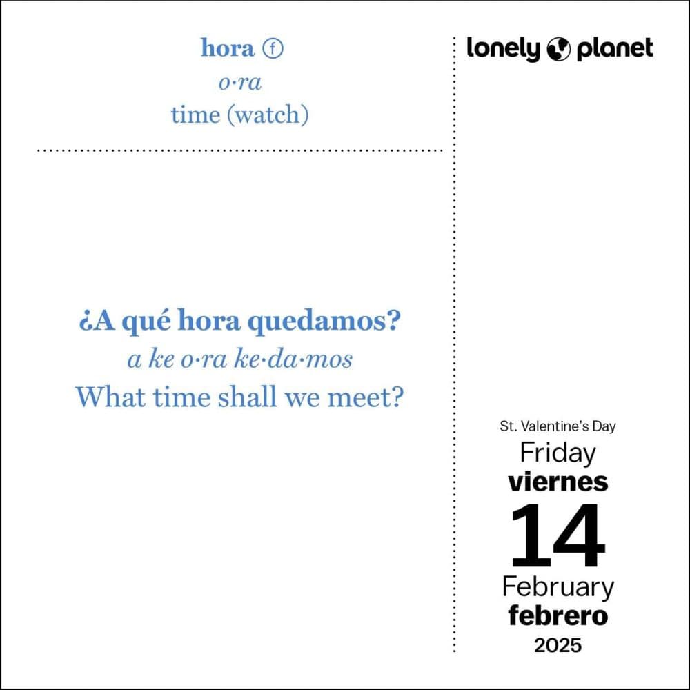 Lonely Planet Spanish 2025 Desk Calendar Second Alternate Image width=&quot;1000&quot; height=&quot;1000&quot;