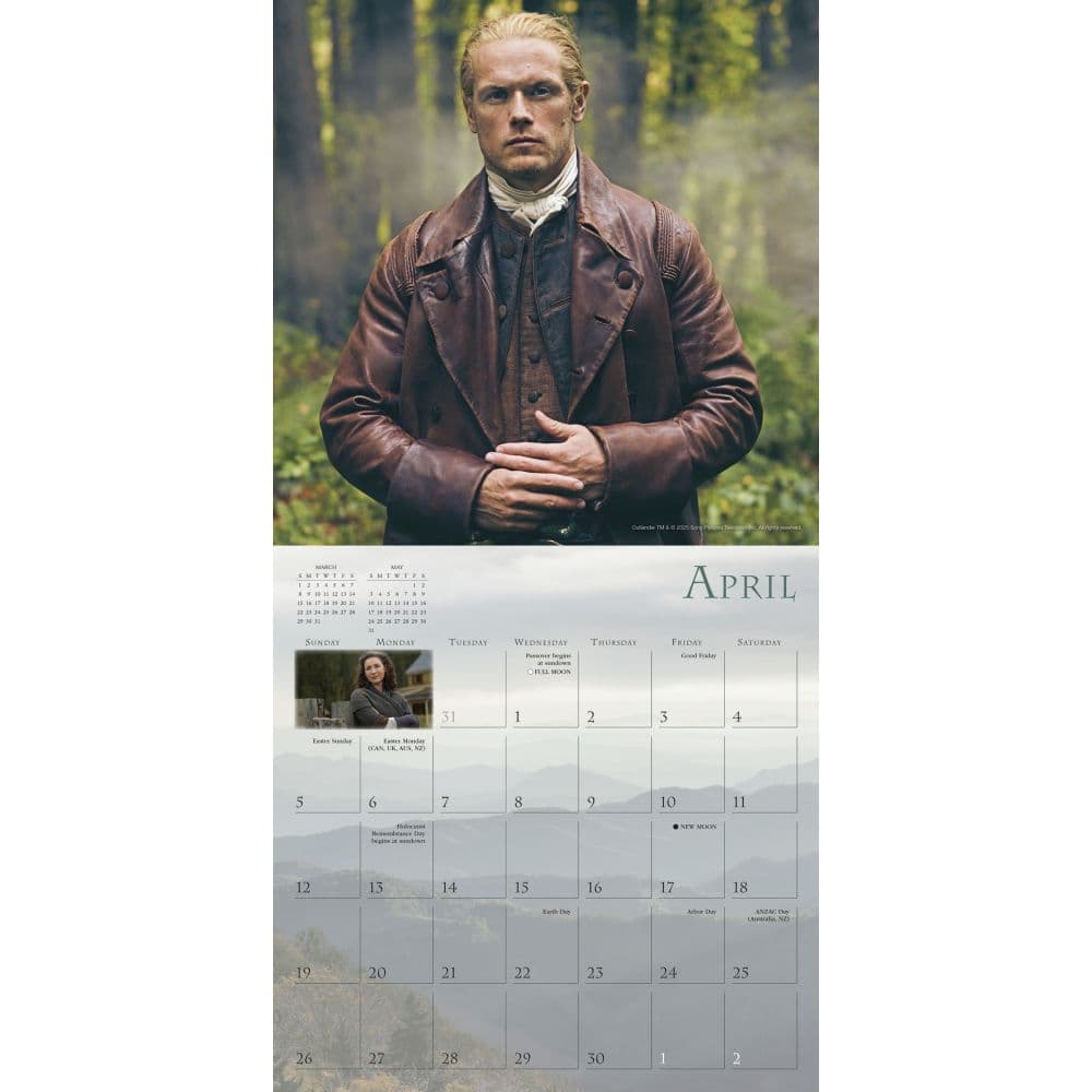 Outlander 2026 Wall Calendar Third Alternate Image