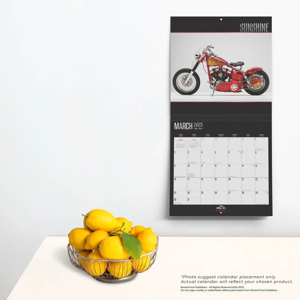 Orange County Choppers 2025 Wall Calendar Fourth Alternate Image