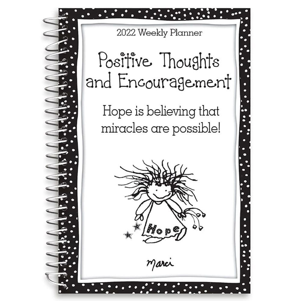 Marci Christmas 2022 Positive Thoughts And Encouragement 2022 Weekly Planner - Calendars.com