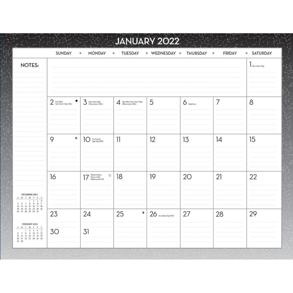 Executive 2022 Desk Pad Calendar