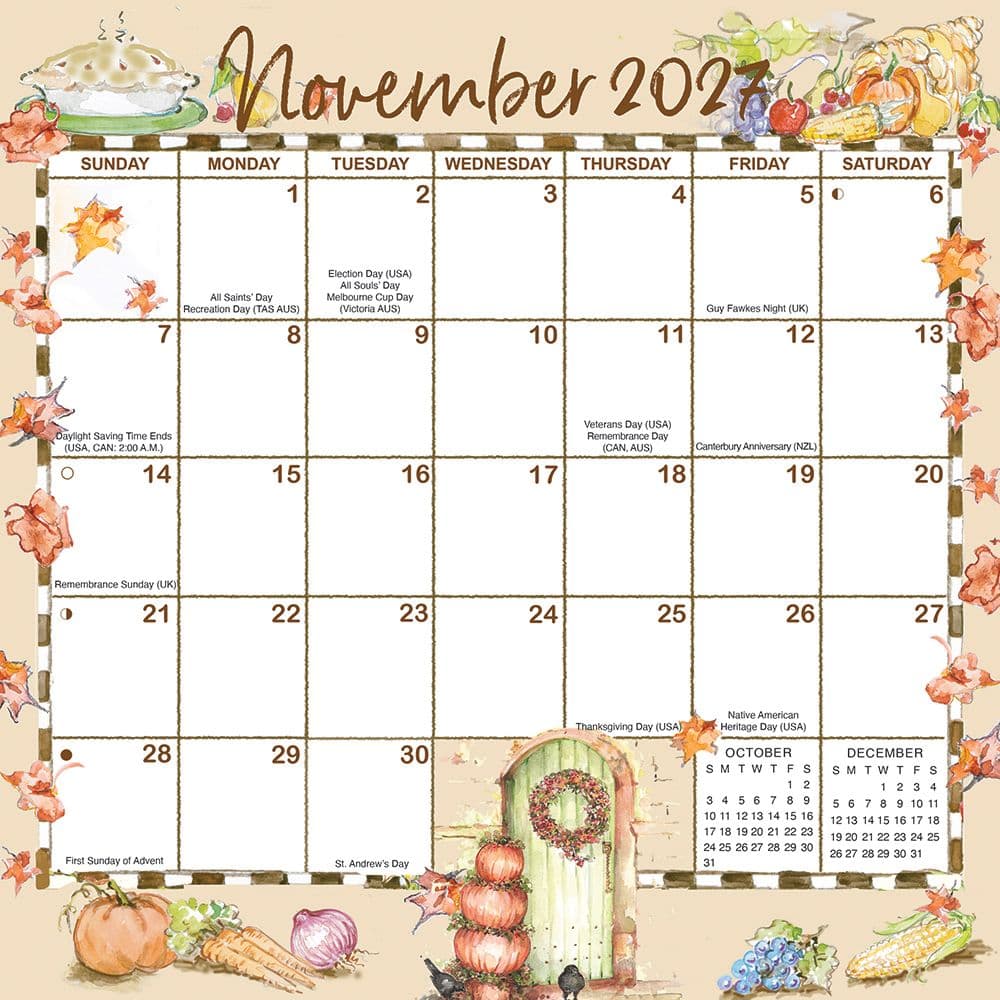 Joyful Seasons Magic Grip 2027 Wall Calendar Seventh Alternate Image