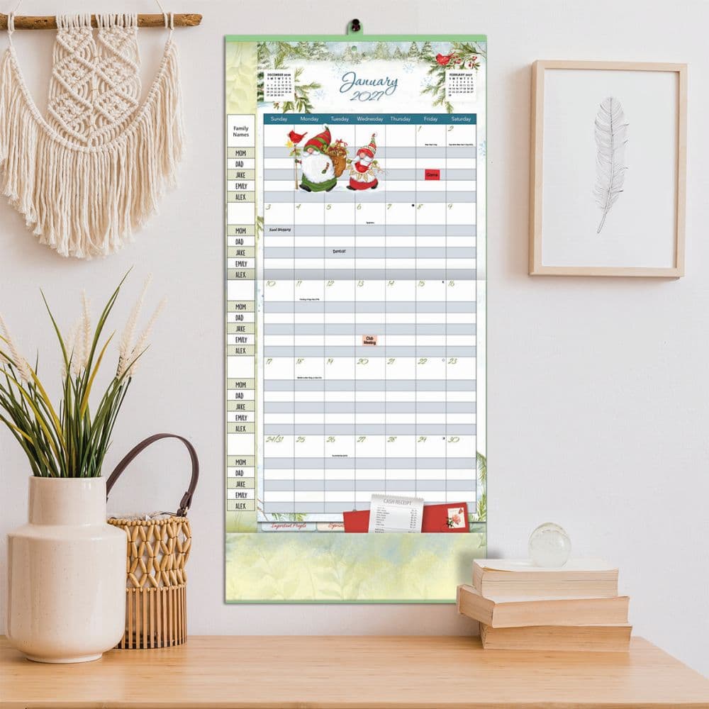 Gnomes 2027 Plan It Wall Calendar by Susan Winget Fifth Alternate Image