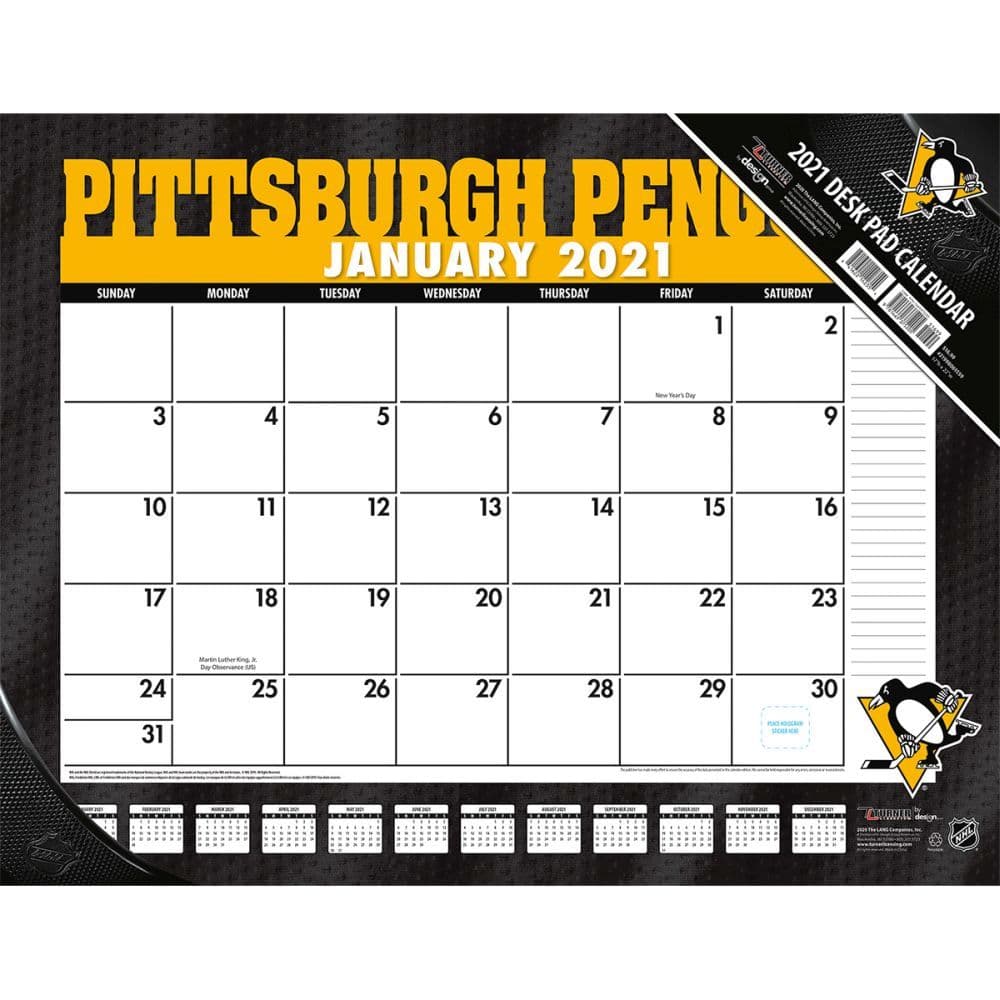 Pittsburgh Penguins Desk Pad