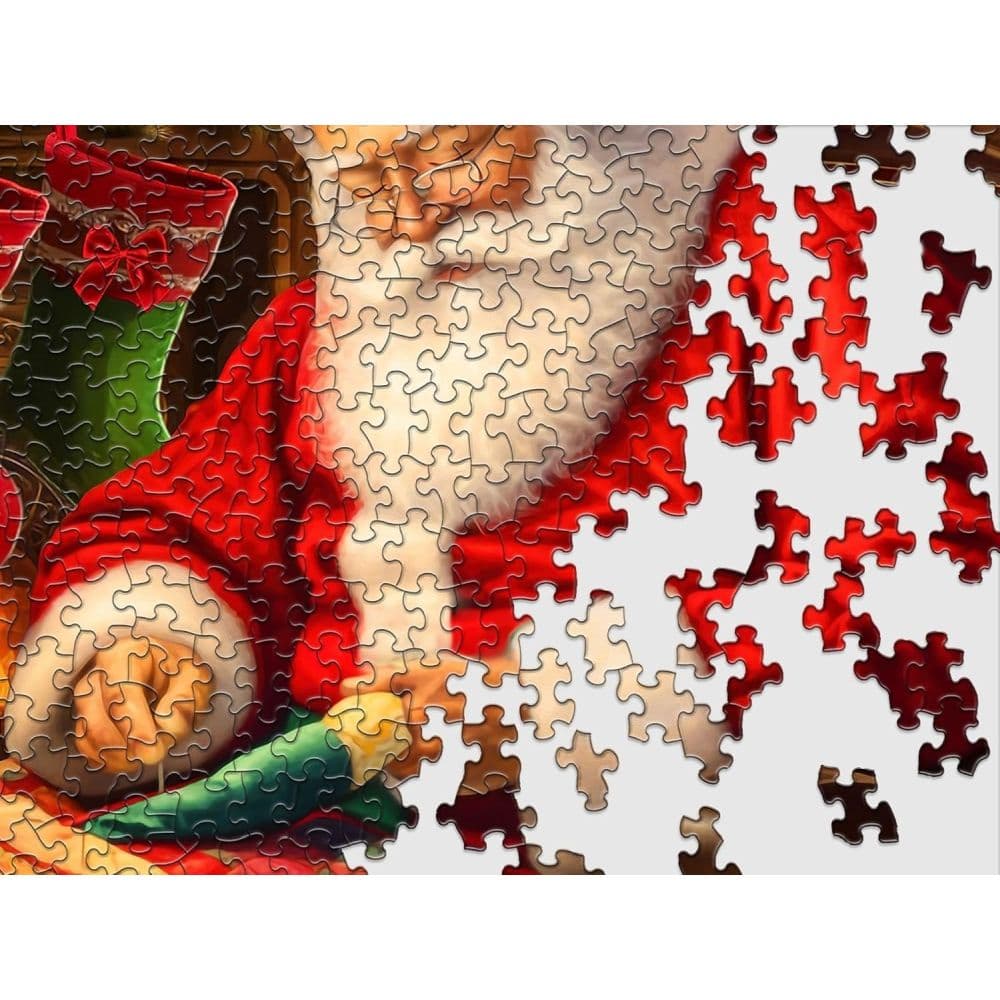Quilting Santa 1000 Piece Puzzle Fifth Alternate Image