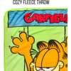 image Garfield Hanging On Fleece Throw First Alternate Image
