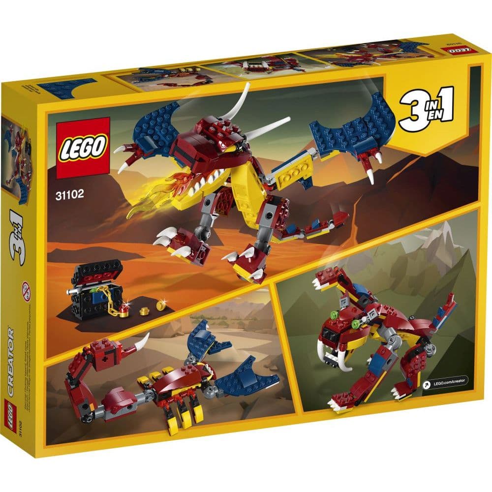 LEGO Creator Fire Dragon Alternate Image 1