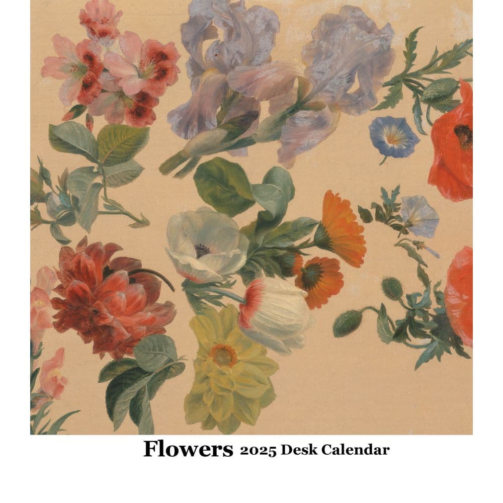 Flowers 2025 Easel Desk Calendar  Main Image