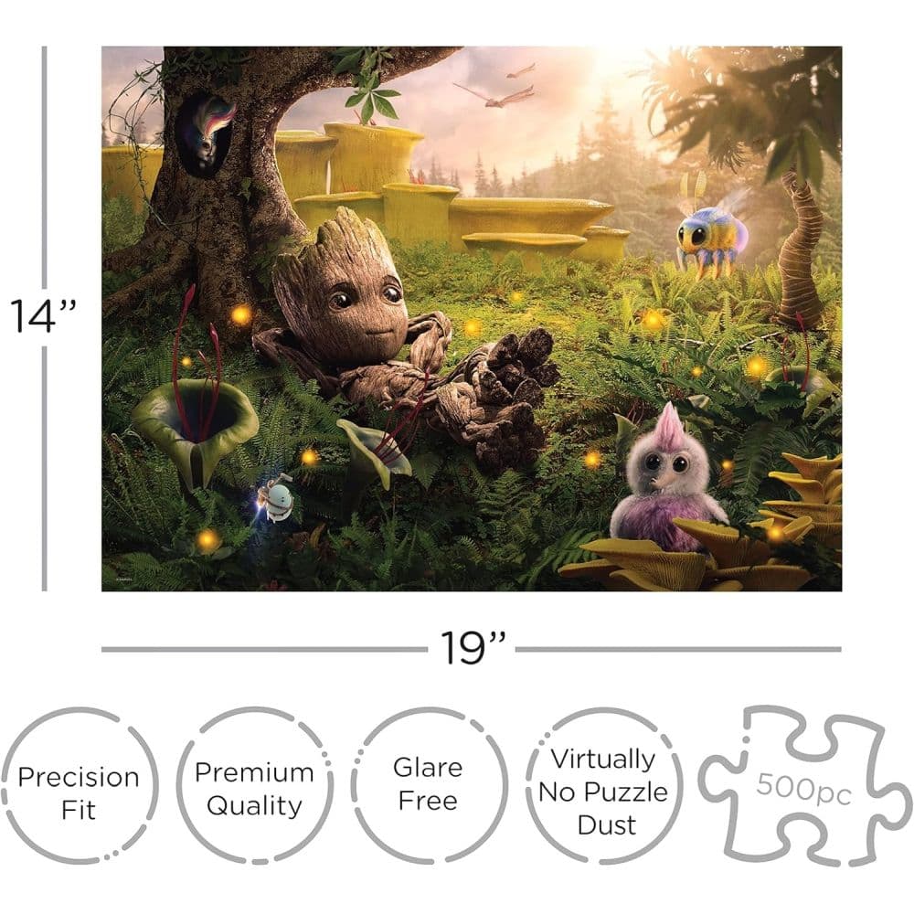 Guardians of the Galaxy Baby Groot 500 Piece Puzzle Third Alternate Image