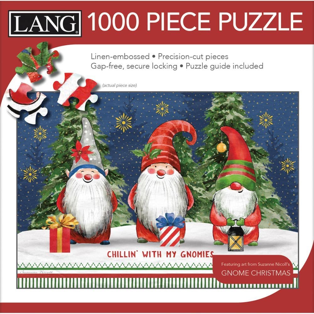 Gnome Christmas 1000 Piece Puzzle Alternate Image 3