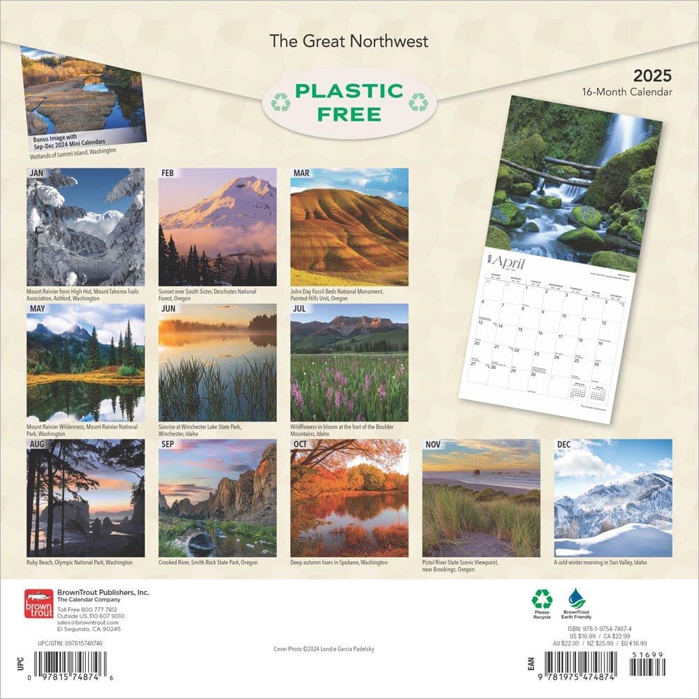 Great Northwest 2025 Wall Calendar First Alternate Image width=&quot;1000&quot; height=&quot;1000&quot;