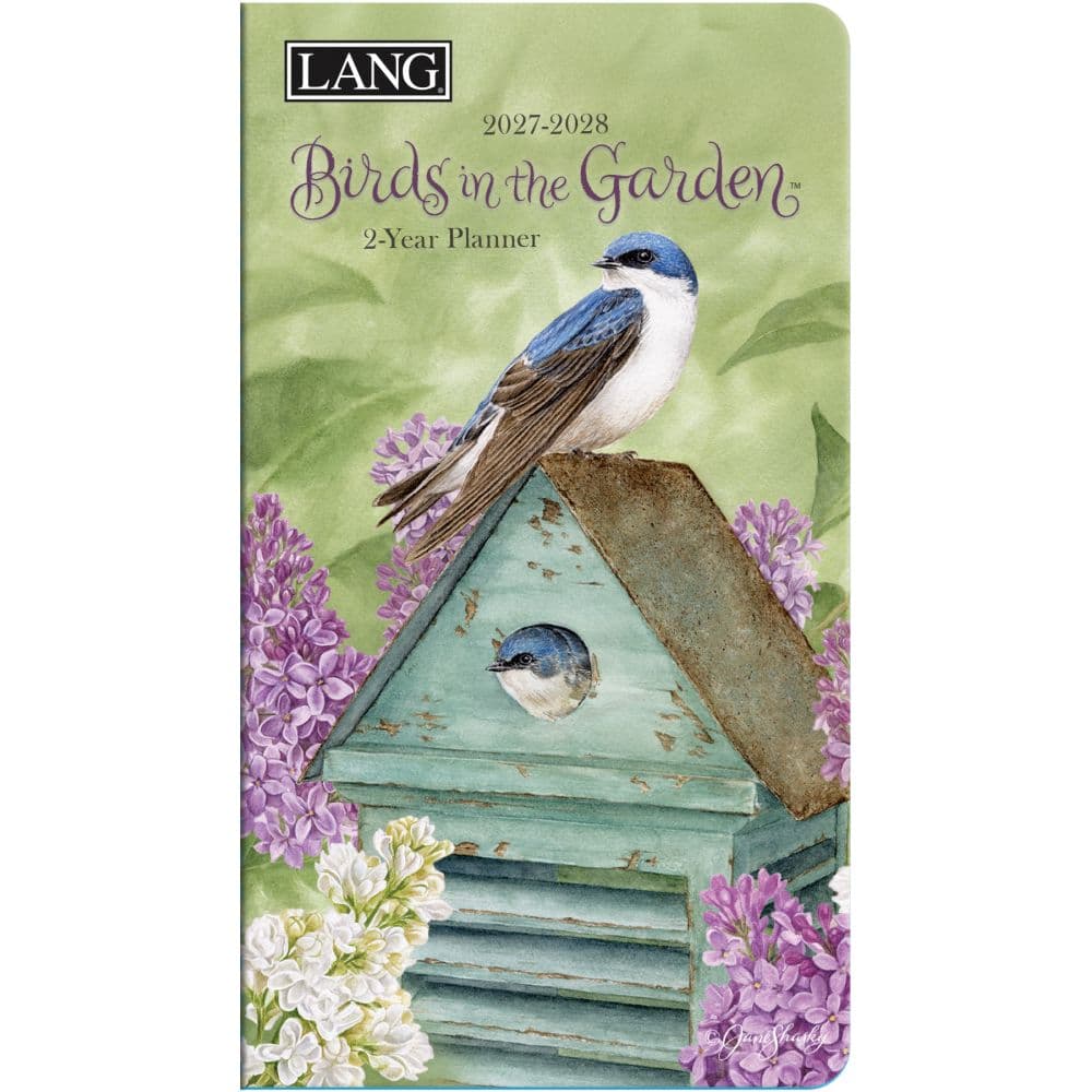 Birds In The Garden 2027 2-Year Pocket Planner by Jane Shasky Main Product Image