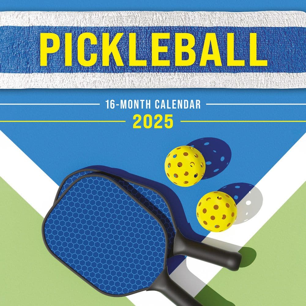 Pickleball 2025 Wall Calendar