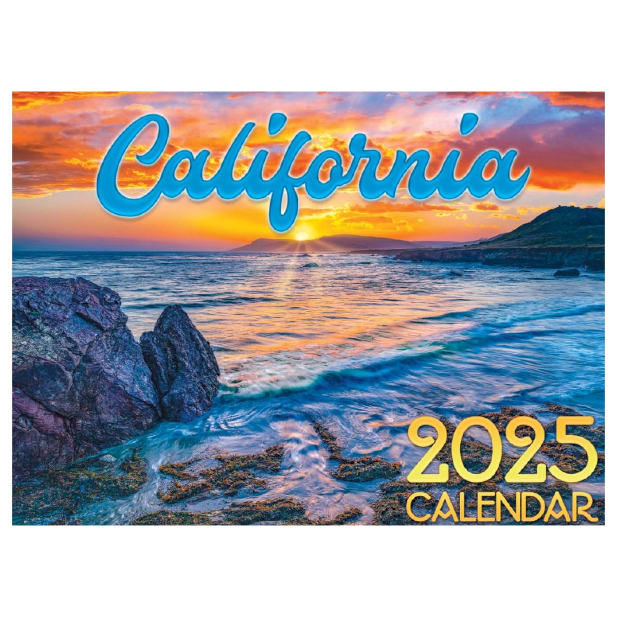 California 2025 Wall Calendar