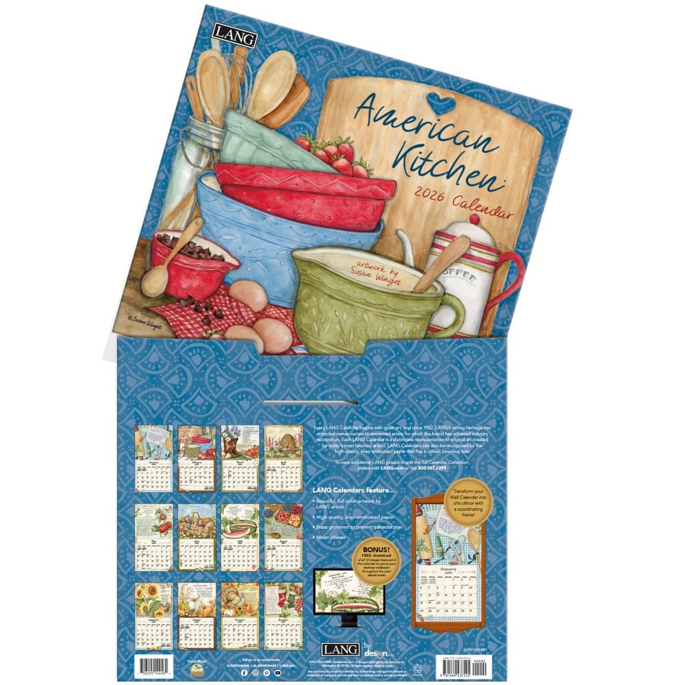 American Kitchen 2026 Wall Calendar by Susan Winget_ALT3