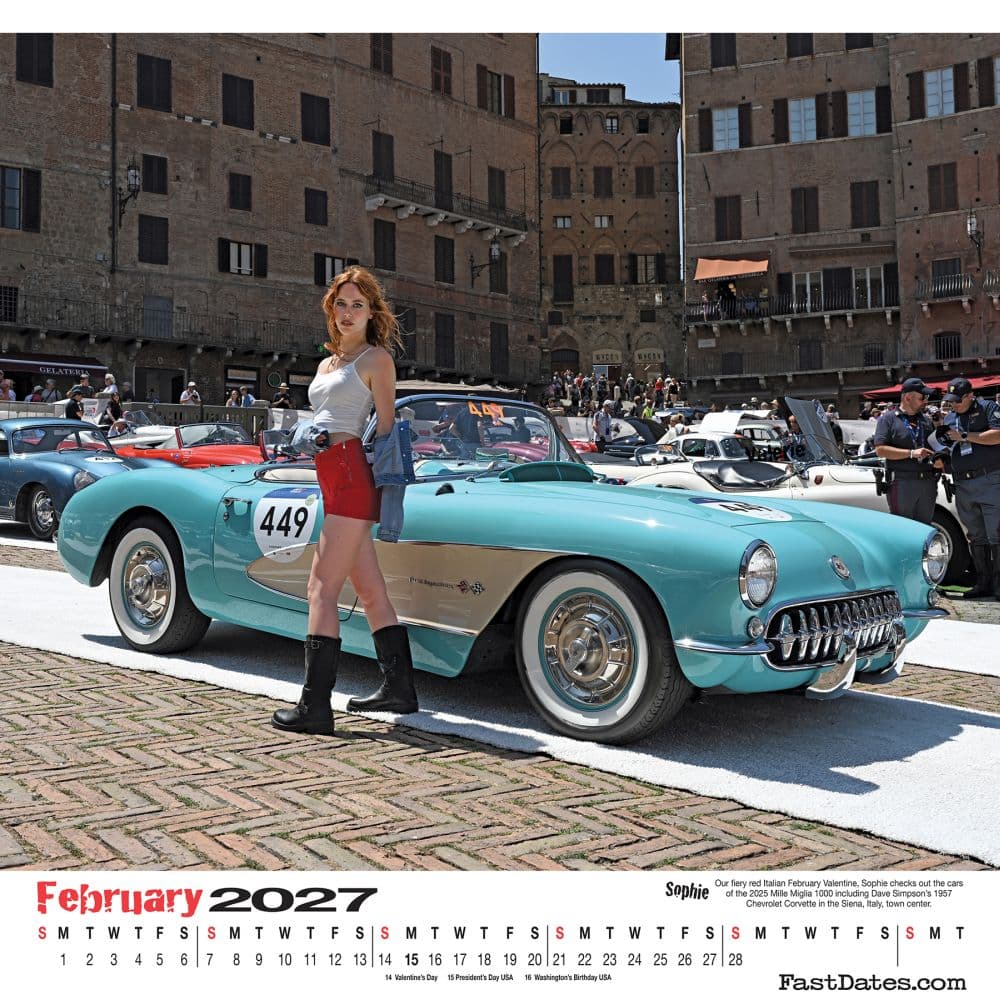 Garage Girls 2027 Wall Calendar Fourth Alternate Image