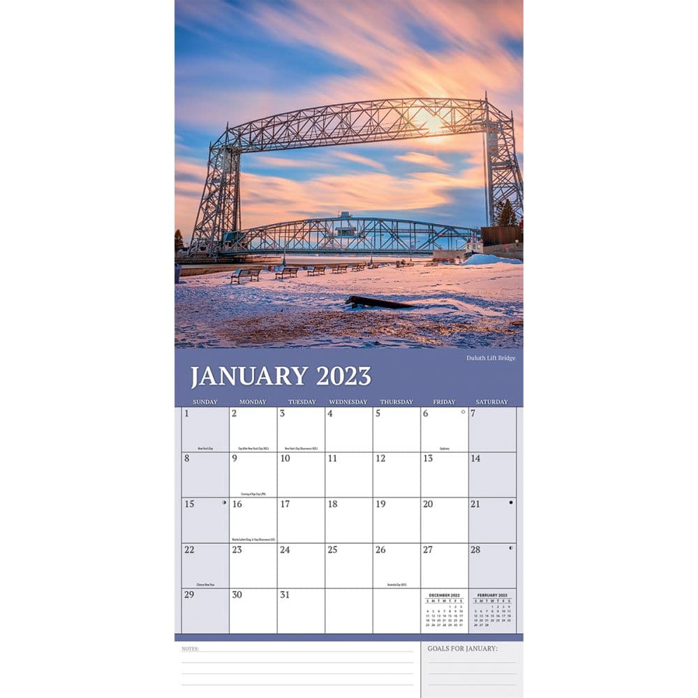 Minnesota Photo 2023 Wall Calendar - Calendars.com