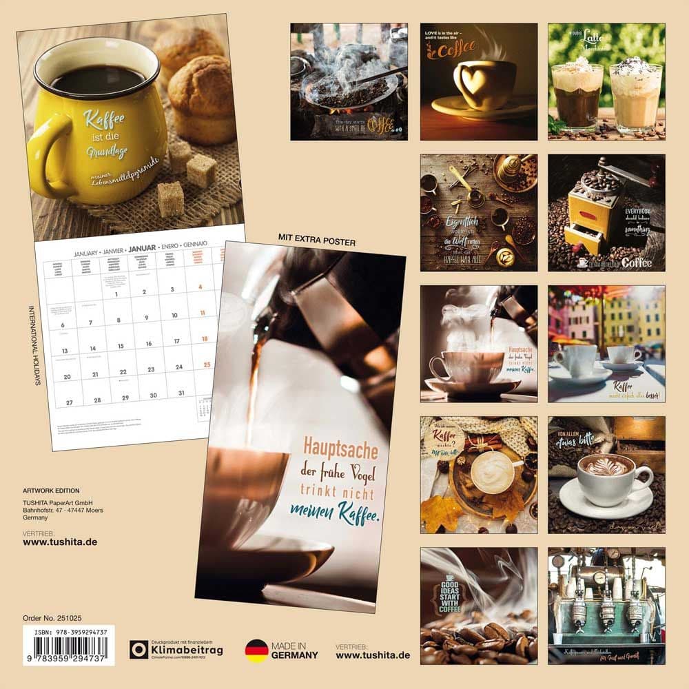 Coffee 2025 Wall Calendar First Alternate Image width=&quot;1000&quot; height=&quot;1000&quot;