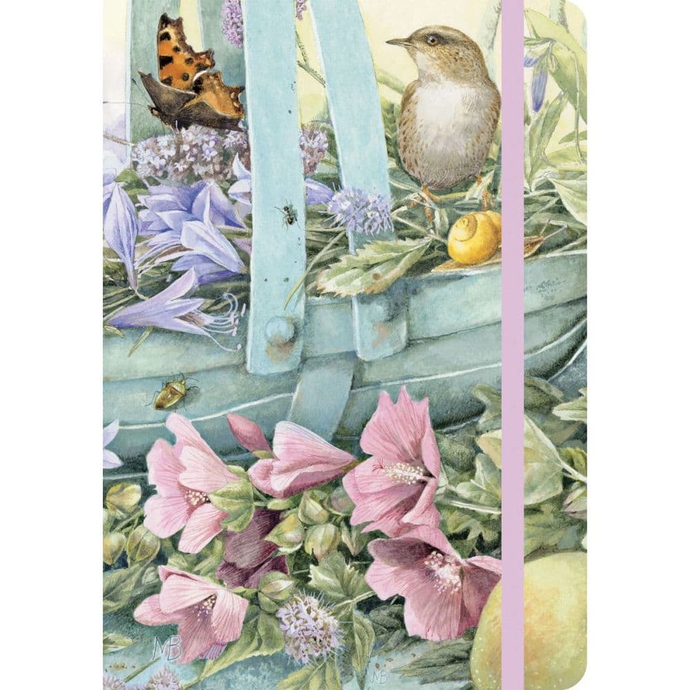 Basket of Flowers Hardcover Classic Journal by Marjolein Bastin