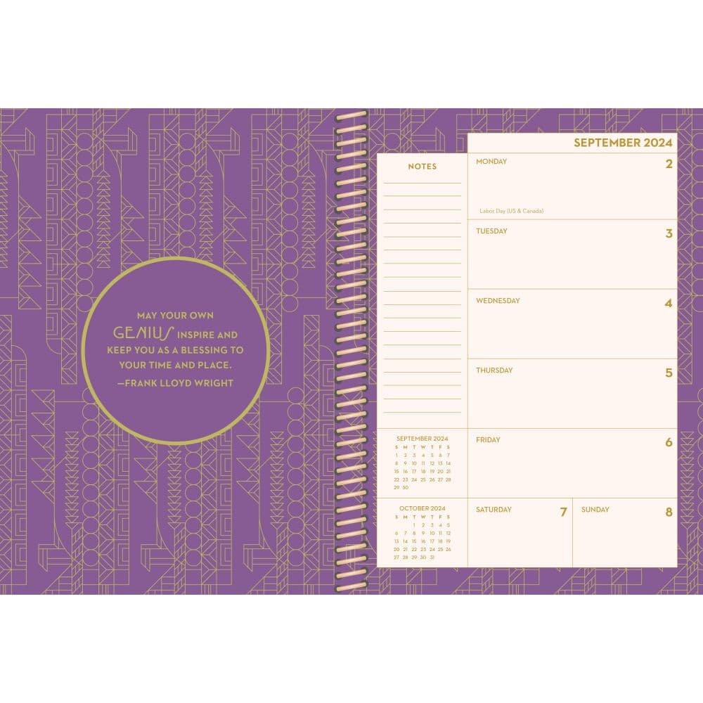 Frank Lloyd Wright 2024 Planner