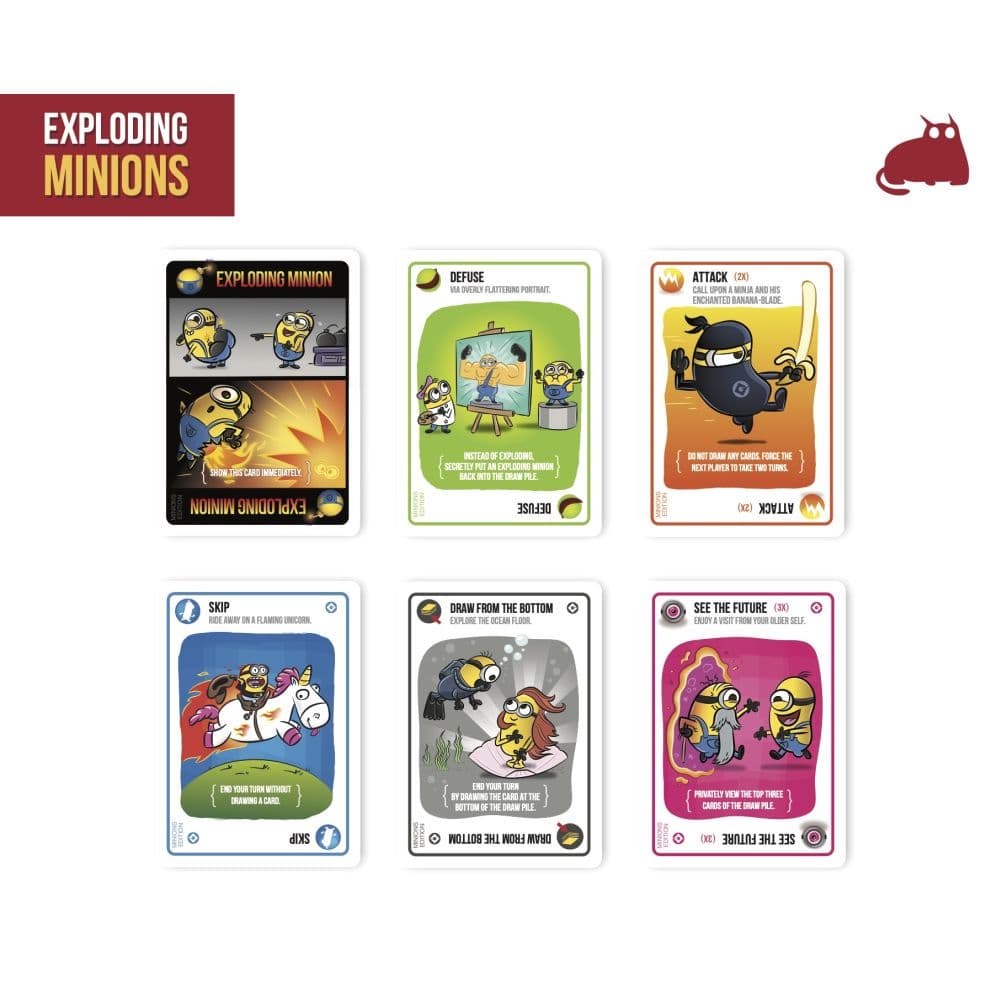 Exploding Minions cards