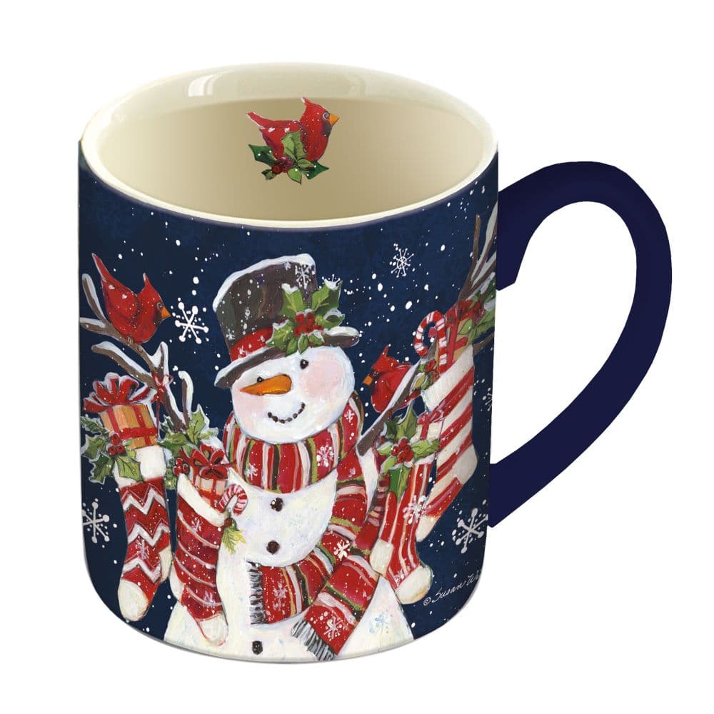 Snowman and Stockings Coffee Mug Main Product Image