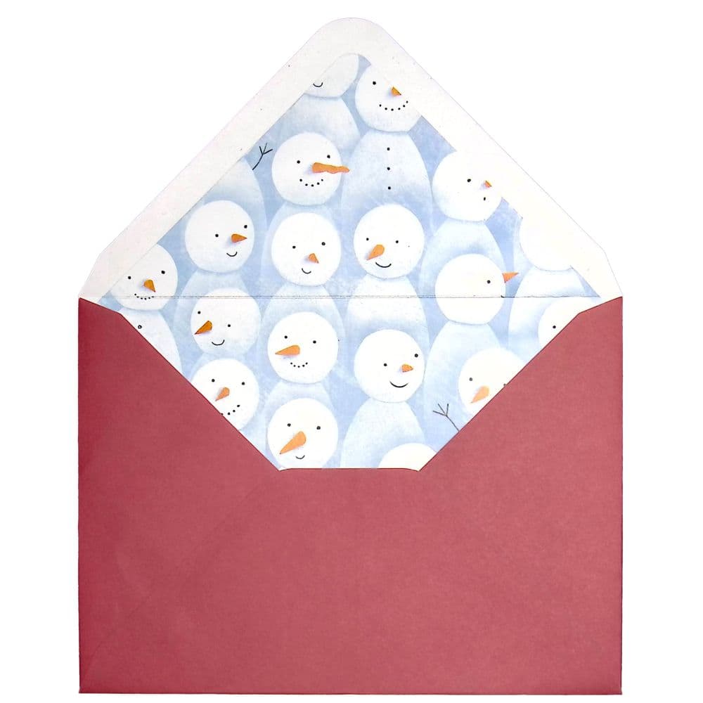 Snowman Grandson Christmas Card Third Alternate Image